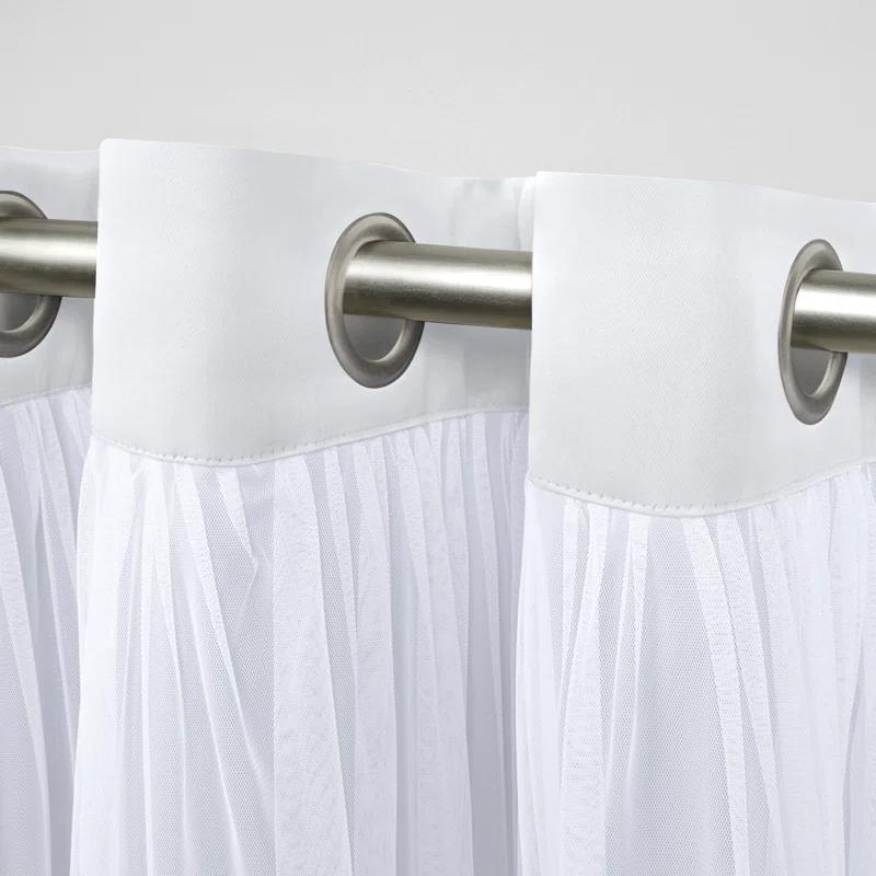Amalgamated Textiles Cresendo Polyester Room Darkening Curtain Pair (Set of 2)