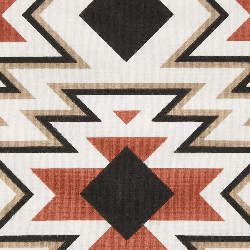 Design Imports Geometric Cotton Reversible Pillow Cover