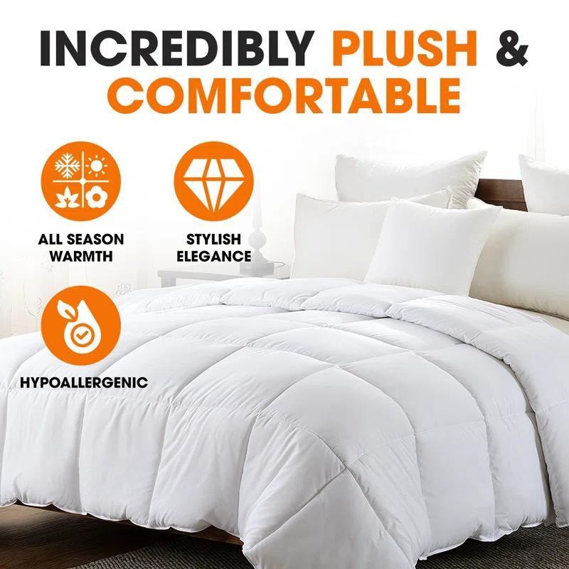 Alwyn Home Tanna All Season Microfiber Down Alternative Comforter