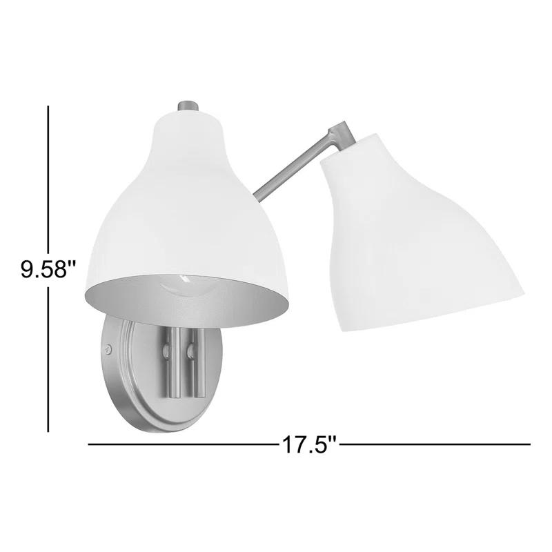 Elyse 2 Light Dimmable Armed Sconce