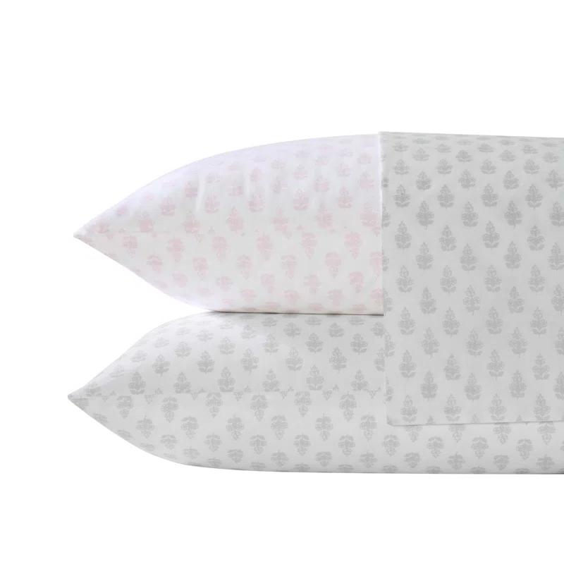 Laura Ashley Laura Ashley Printed Cotton Percale Sheet Set