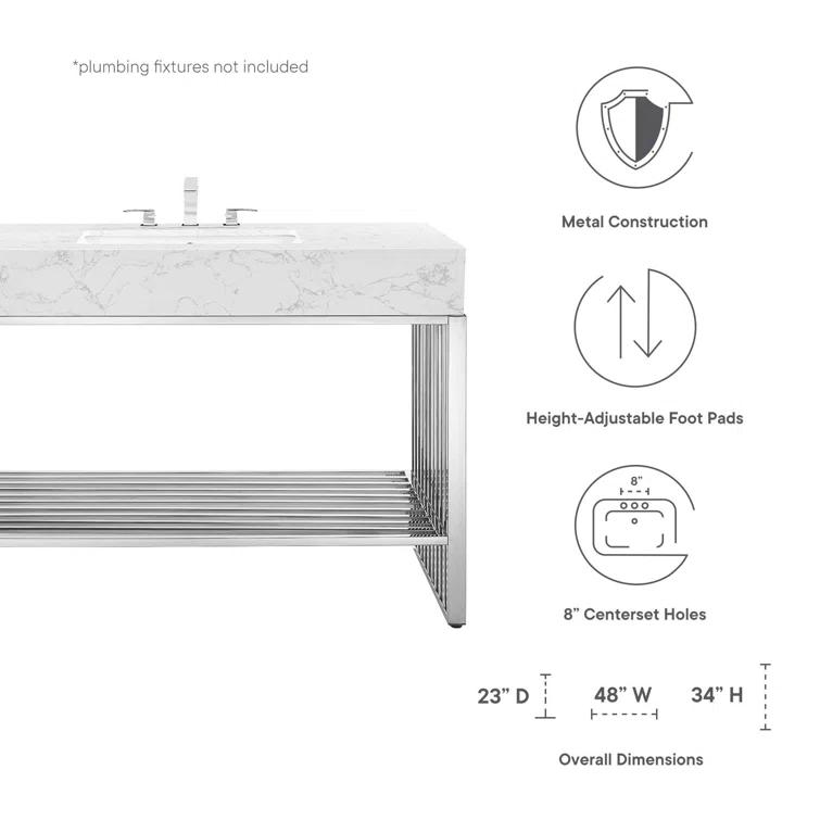 Modway Modway Gridiron 48" Bathroom Vanity
