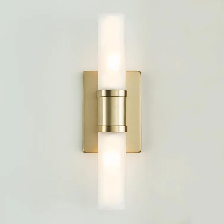 Evelien 2 Light Frosted Dimmable Vanity Light
