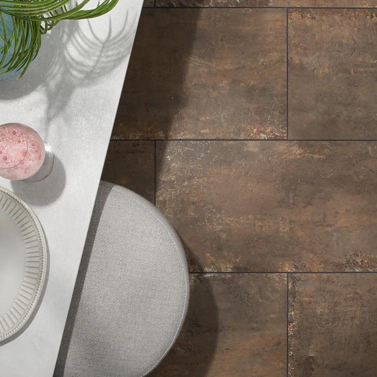 Bond Tile Mantis 11.81 in. x 23.62 in. Matte Porcelain Concrete Look Floor and Wall Tile (13.55 Sq. Ft./Case)