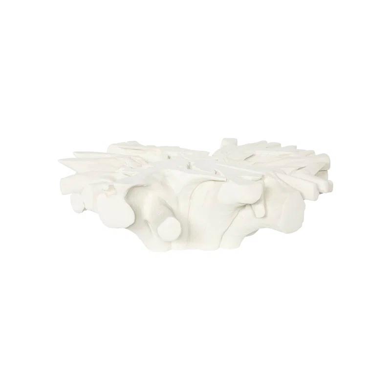 Phillips Collection White Stone Coffee Table