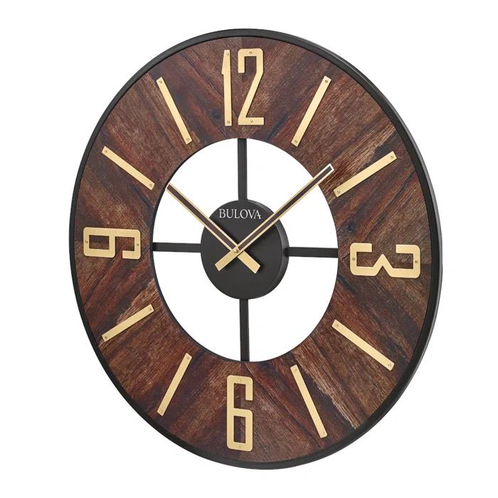 Bulova Wood Wall Clock
