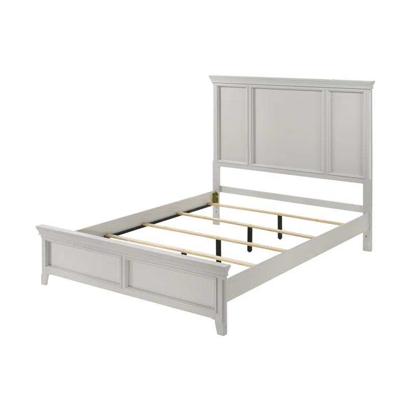 Alcott Hill® Draeger Solid Wood Panel Bed