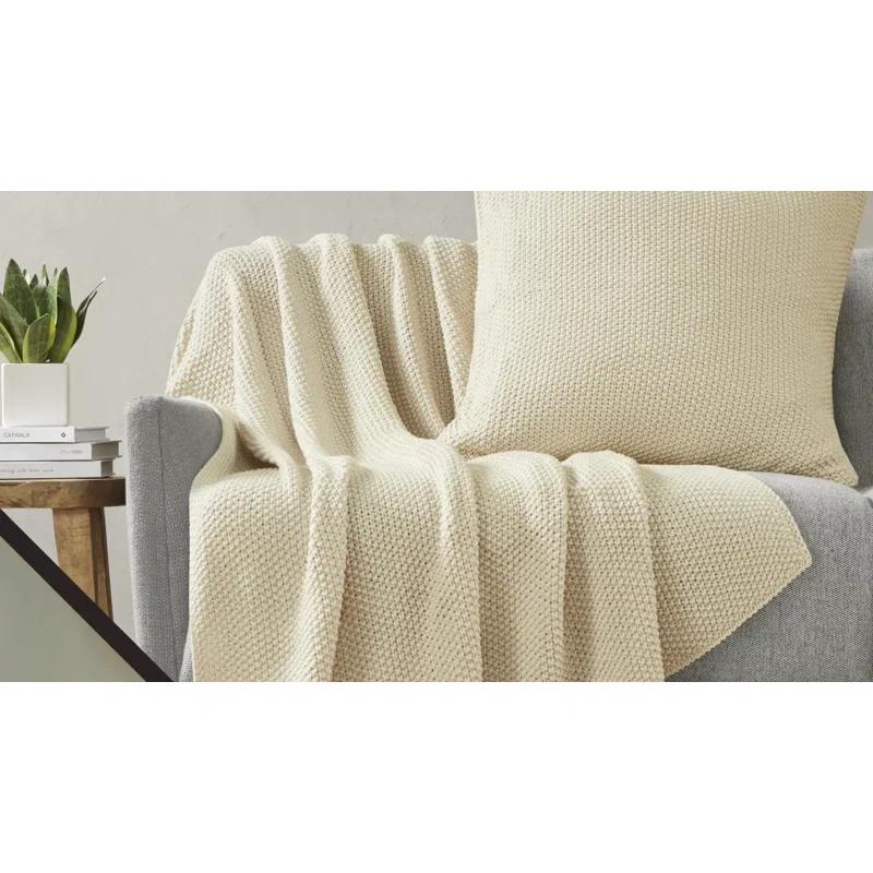 INK+IVY Tino Knit Square Euro Pillow Sham