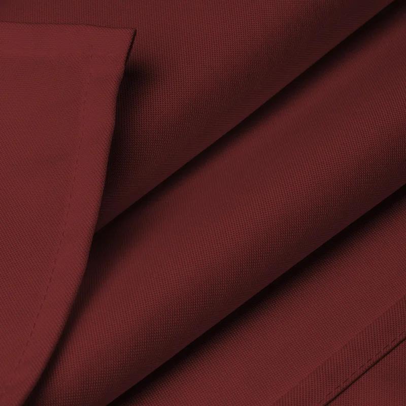 Lann's Linens Solid Color Polyester Fitted Rectangular Tablecloth