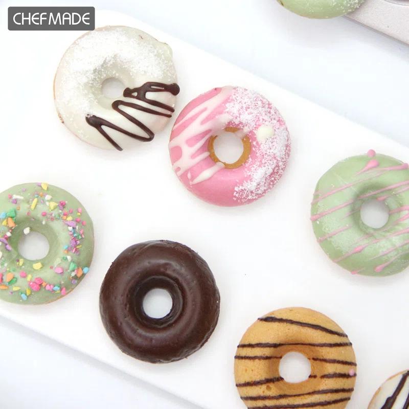 CHEFMADE CHEFMADE Donut Pan, Nonstick 20 Cavity Mini Ring Doughnut Baking Pan