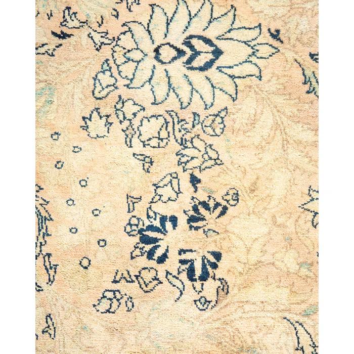 Isabelline Sholom One-of-a-Kind 6' 2" X 9' 0" 2000s Wool Area Rug in Beige