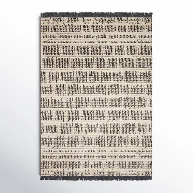 Chris Loves Julia x Loloi Alice Cream/Charcoal Rug