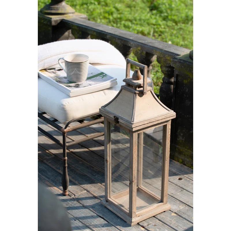2 Piece Table Top Lantern Set