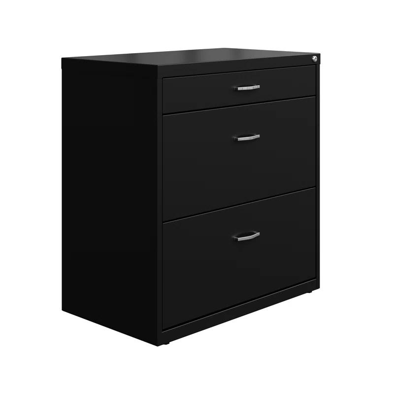 Inbox Zero Clete 30'' Wide 3 -Drawer Steel File Cabinet