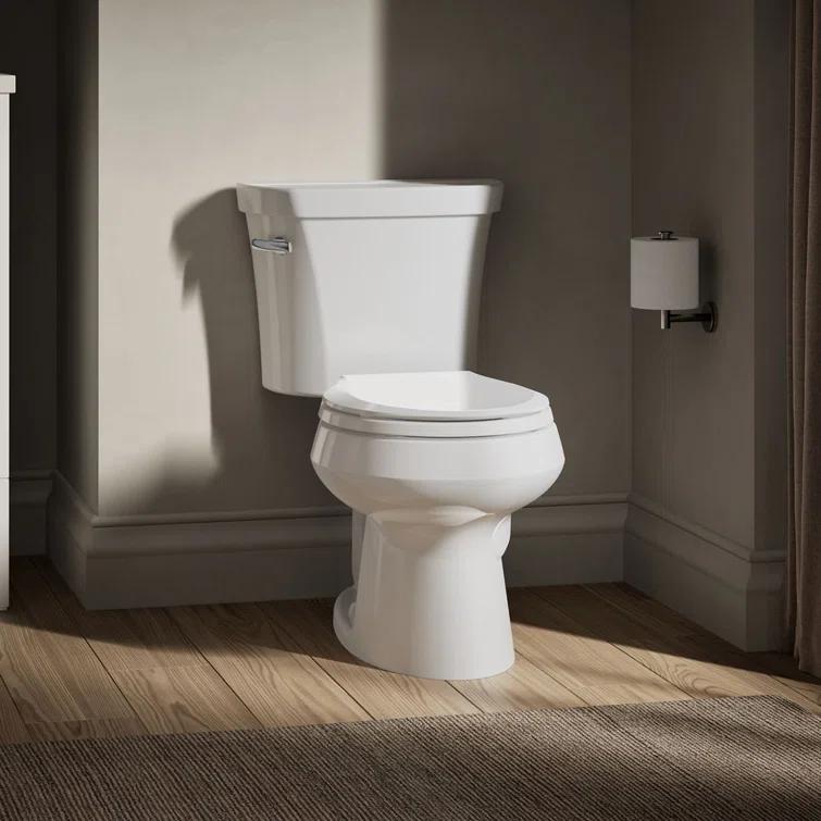 Wellworth® 1.28 GPF Water Efficient Round Two-Piece Toilet (Seat Not Included)