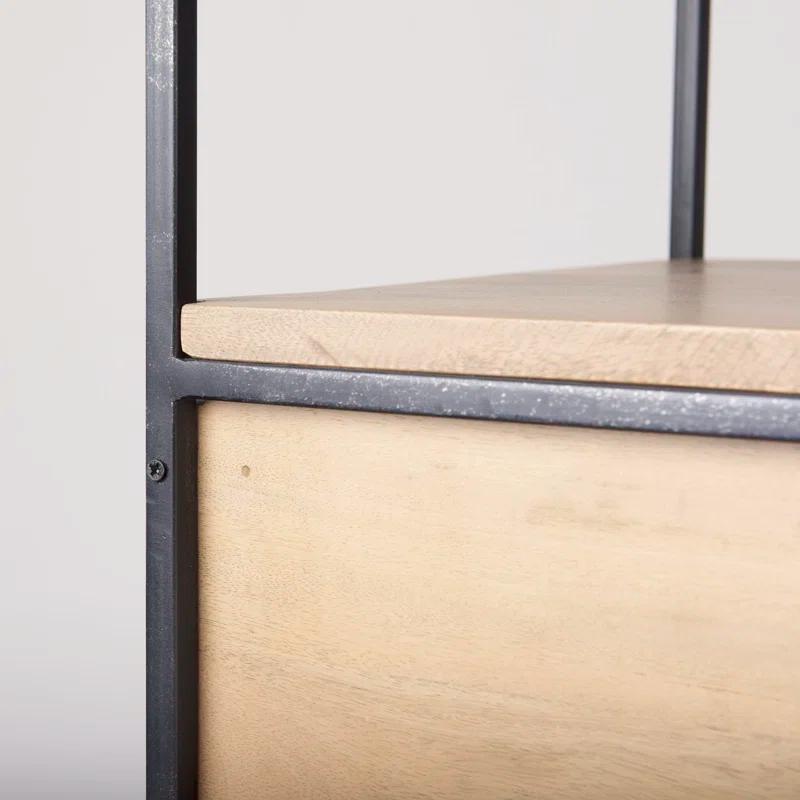 Sagan Narrow Etagere Bookcase