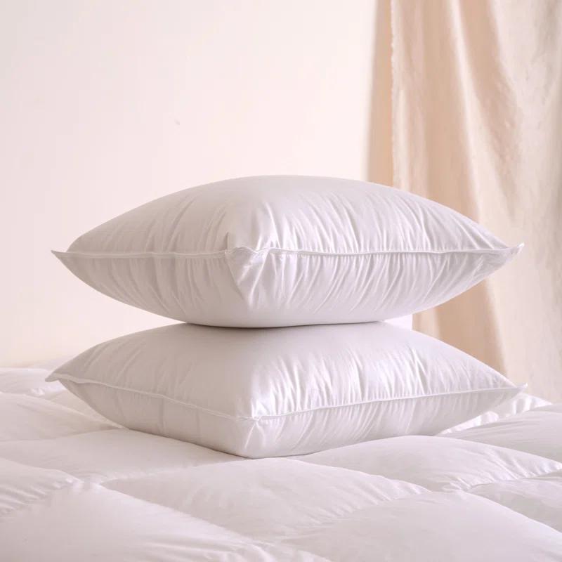 Highland Feather Highland Feather 850 Loft Hungarian Goose Down Pillow 500 TC Cotton Casing