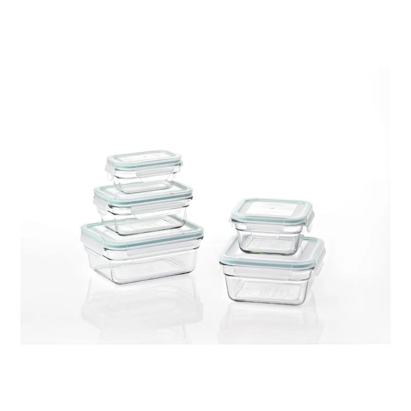 Glasslock Glasslock Oven and Microwave Safe Glass Food Storage Containers 10 Piece Set