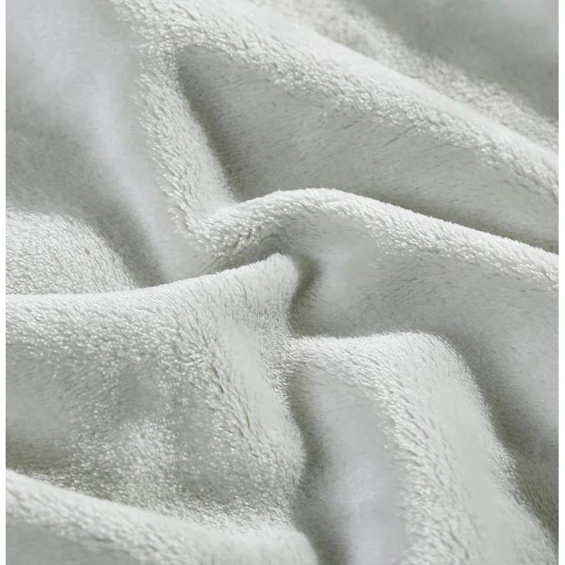 Tommy Bahama Home Tommy Bahama Solid Ultra Soft Plush Reversible Blanket