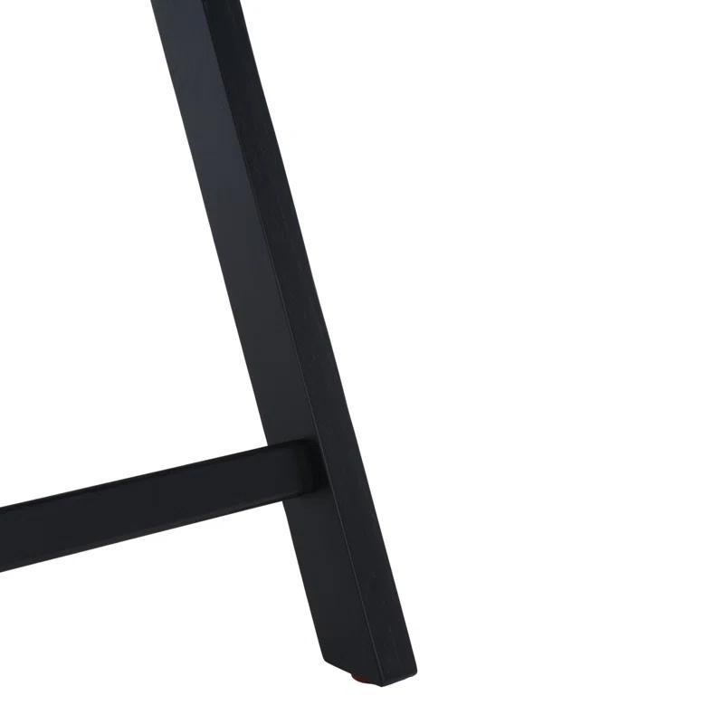 SAFAVIEH Couture Desiree Modern Cane Solid Folding Dining Chair, Black/Natural (Set of 2)