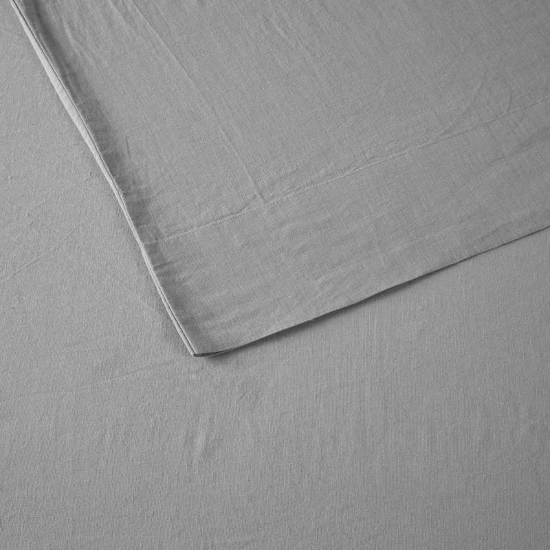 Madison Park Linen Blend 4 Piece Sheet Set