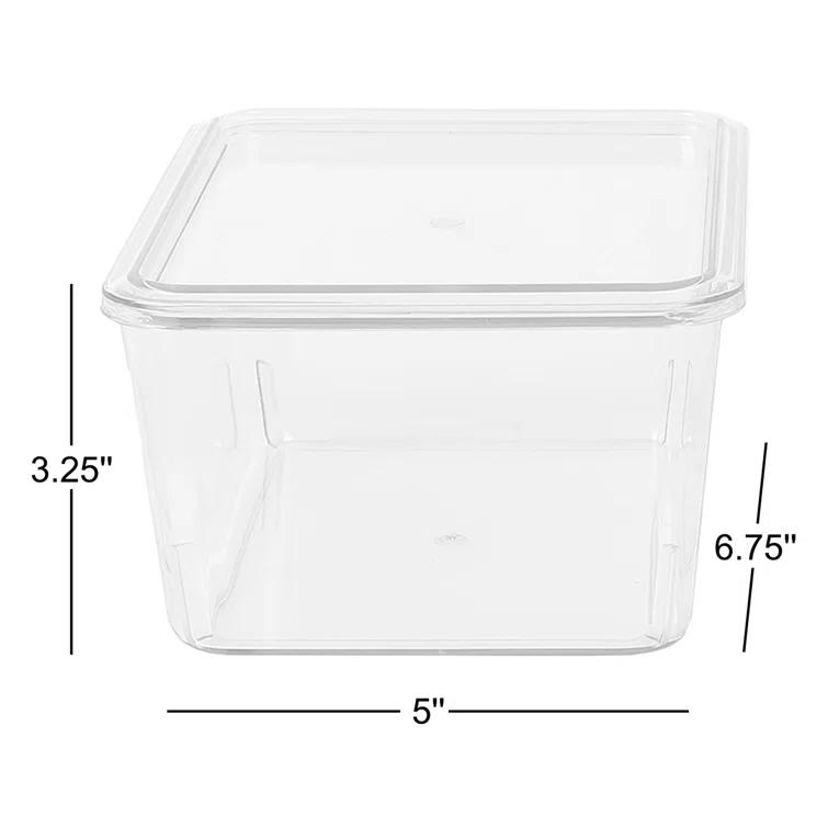 Martha Stewart Martha Stewart Brody Premium Plastic Storage Bins With Lids (Set of 4)
