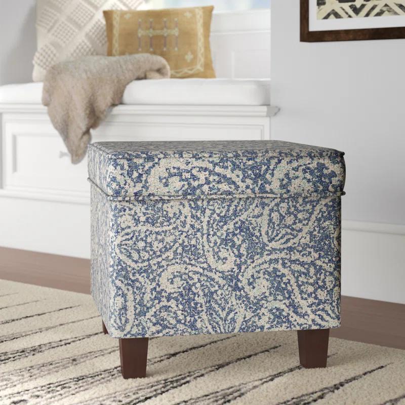 Sand & Stable™ Asha 17.5" Square Storage Ottoman