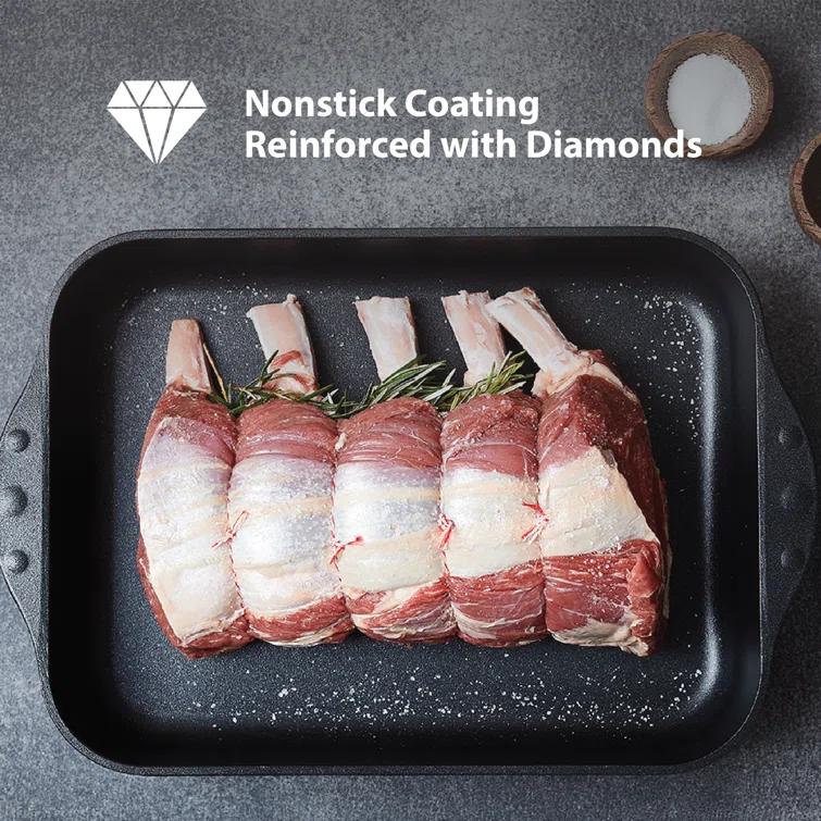 11" x 17" Aluminum Nonstick Grill/Griddle Pan