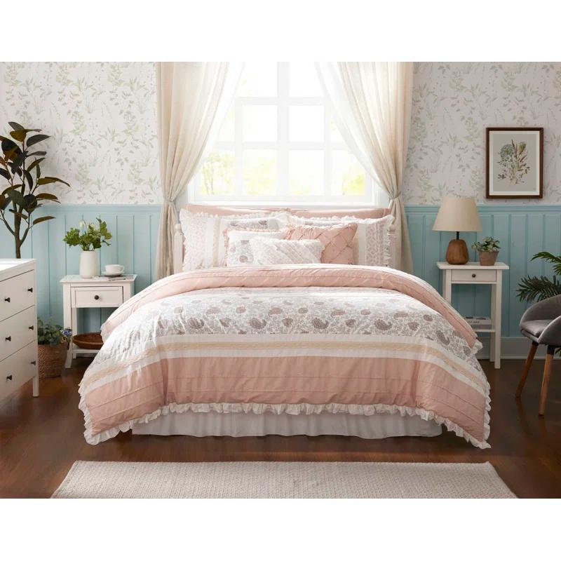 Dawn 9 Piece Cotton Percale Comforter Set