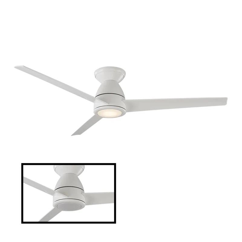 Modern Forms Tip Top 3 - Blade Smart Propeller Ceiling Fan with Light Kit Included