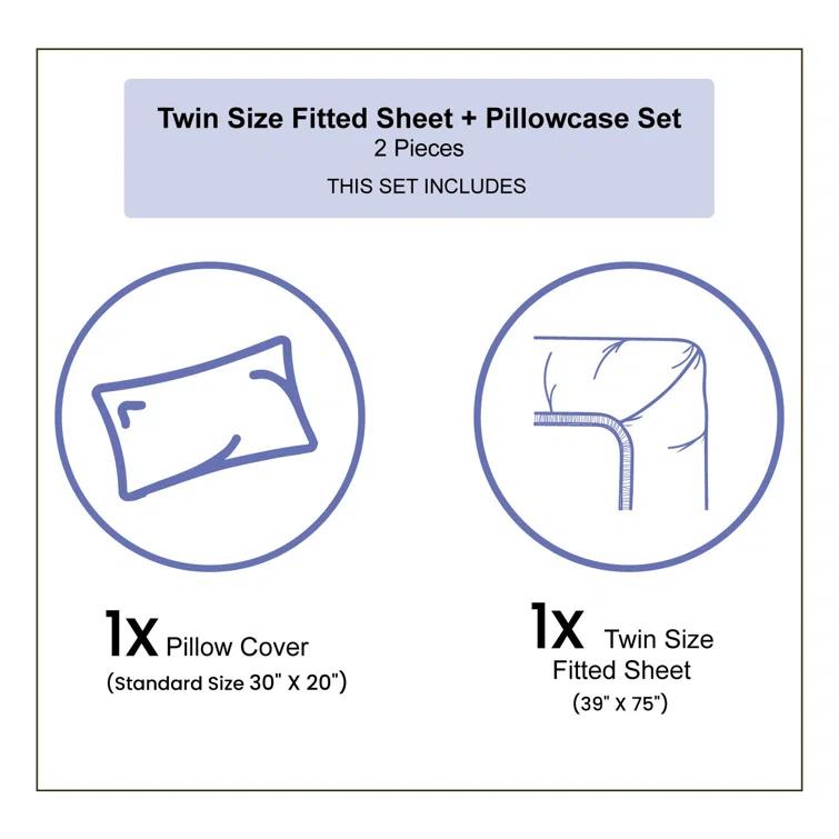 Ambesonne Microfiber Sheet Set