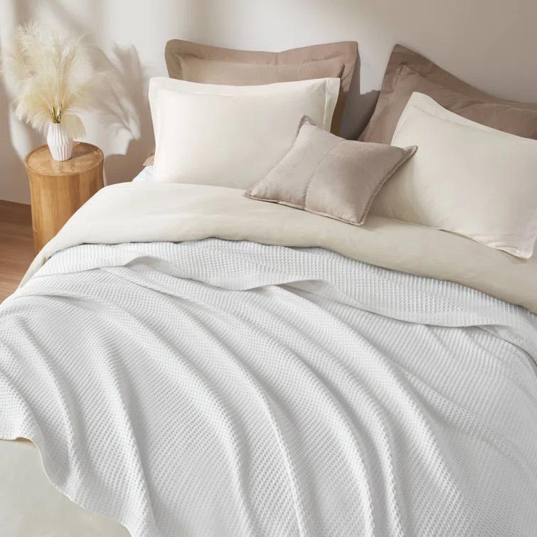 Waffle Weave Cotton Blanket
