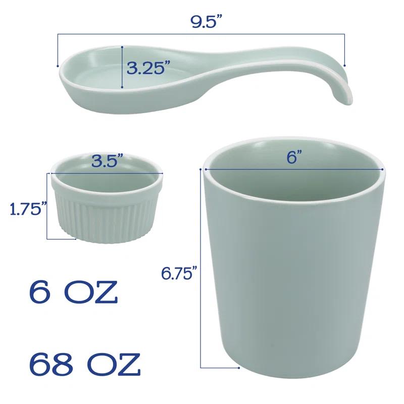 BIA Cordon Bleu BIA Cordon Bleu 6 Piece Countertop Accessory Set Tempo Onyx