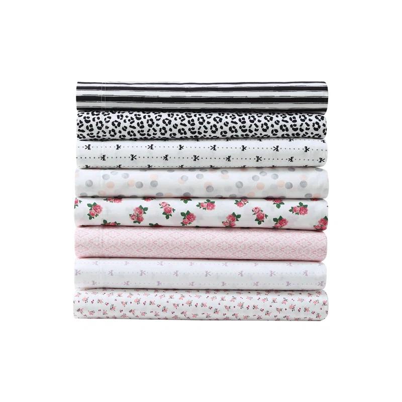 Betsey Johnson Betsey Johnson Printed Cotton Percale Cotton Sheet Sets