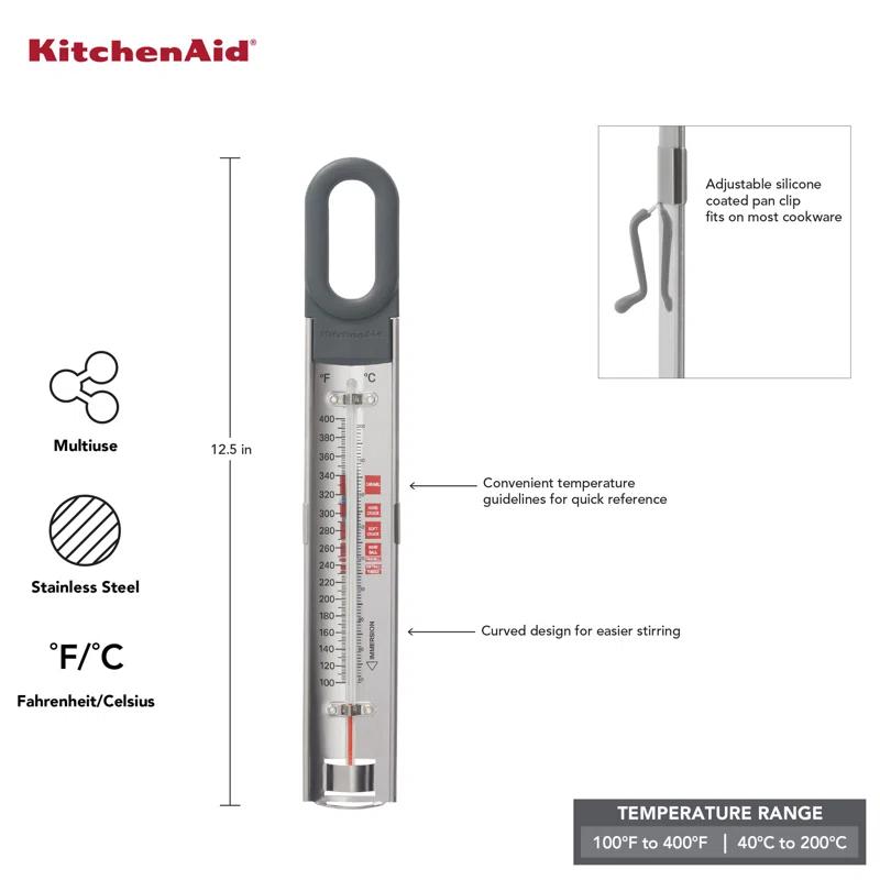 KitchenAid Curved Candy and Deep Fry Thermometer