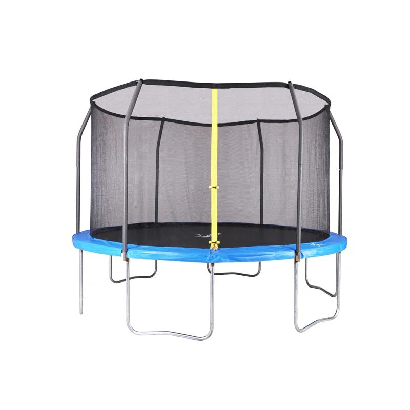 AirZone Play Backyard Jump 12' Round Trampoline with Safety Enclosure