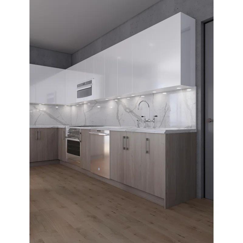 Cambridge Grey Nordic Slab Style Kitchen Cabinet Filler