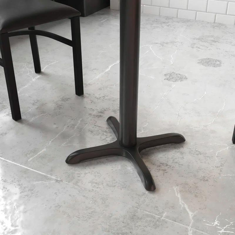 Flash Furniture Beverly Restaurant Table X-Base with 3" Dia. Table Height Column