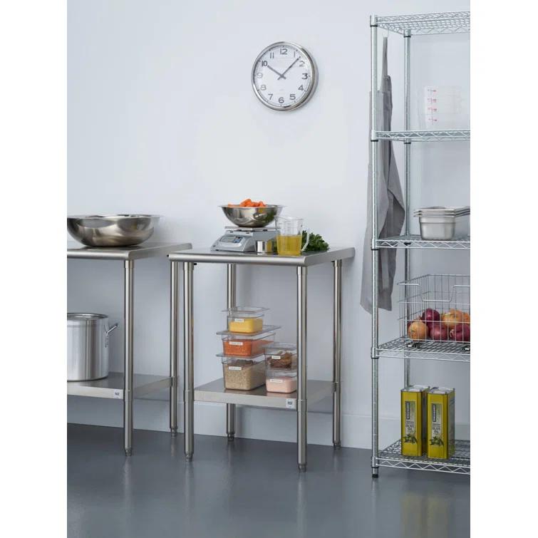 Prep & Savour Hany Metal Prep Table