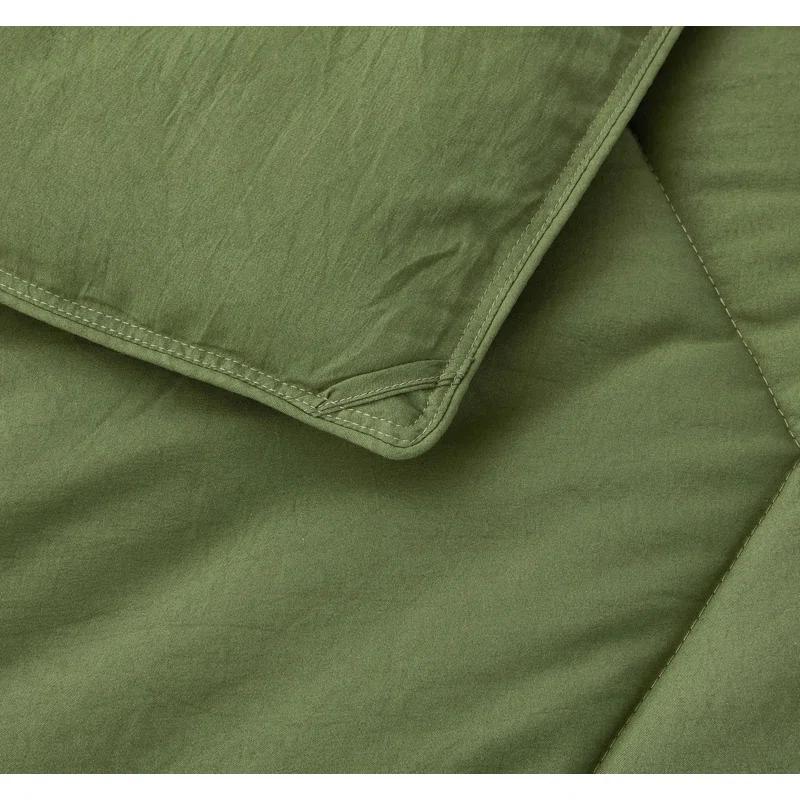 Chezmoi Collection Washed Microfiber Bedding Standard Comforter Set