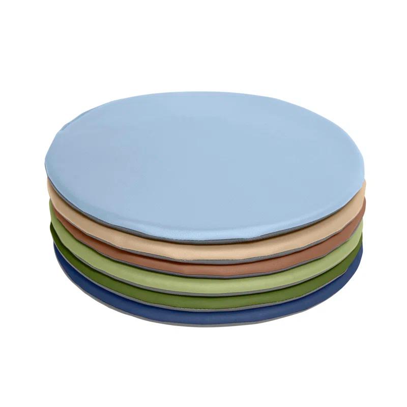 ECR4Kids ECR4Kids SoftZone Colorful Floor Pads, Round, Flexible Seating, 6-Piece