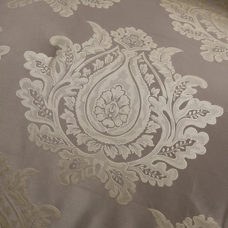 Nanshing America, Inc Therese 7 Piece Traditional Damask Comforter Set