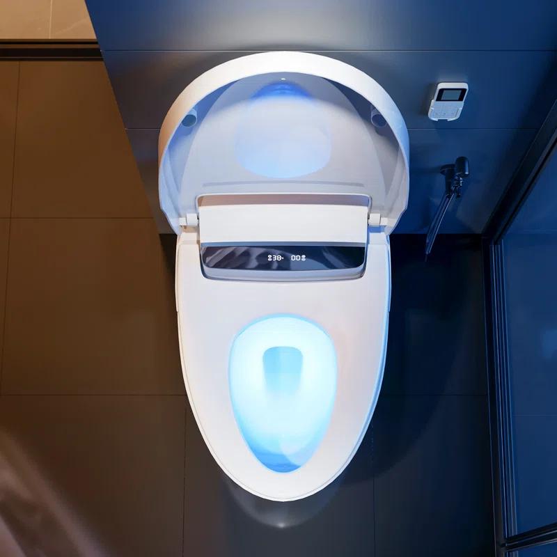 Homary GPF Elongated Back To Wall Toilets (Seat Included)