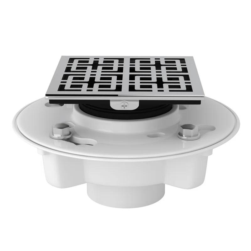 Rohl PVC 2" X 3" Drain Kit With 3142 Weave Decorative Cover