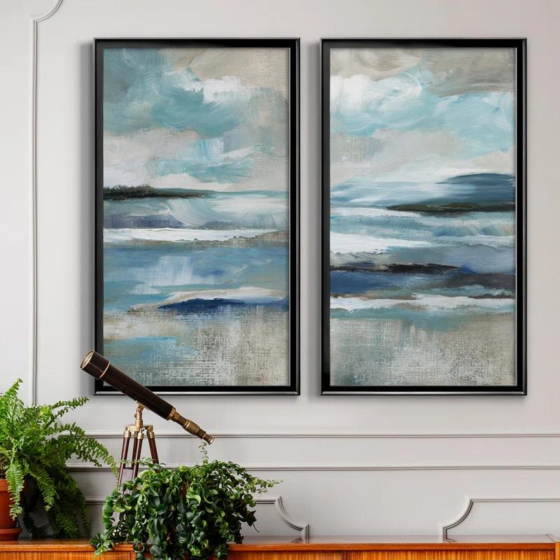 Wade Logan® " Distant Drama I " 2 - Pieces Painting Print (Set of 2)