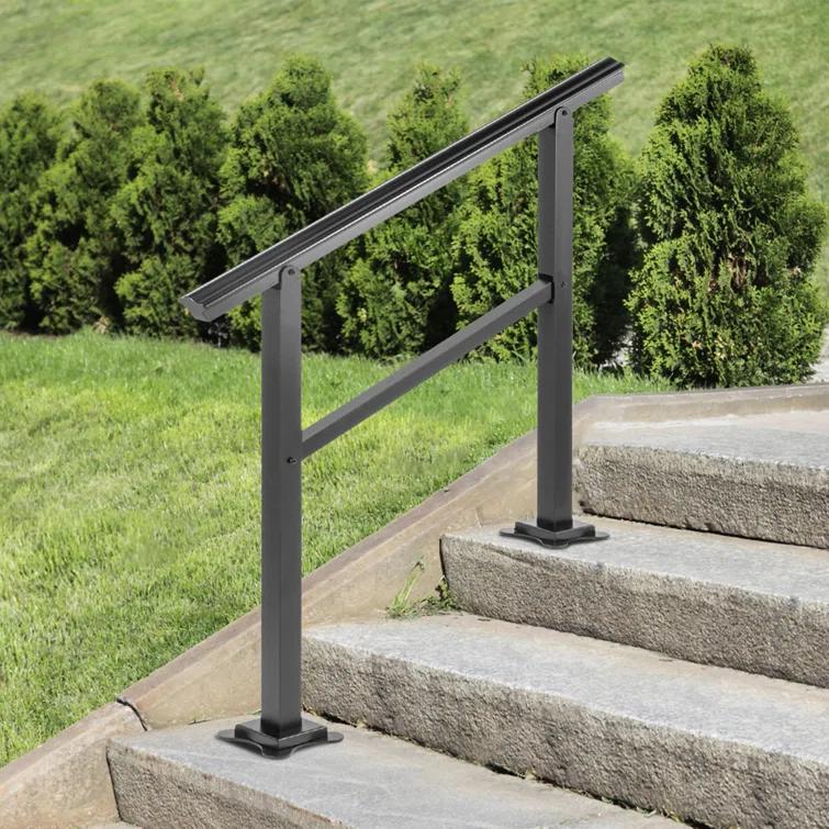 VEVOR Stair Railing Kit Aluminum Handrail Flexible Outdoor Deck Hand Rail