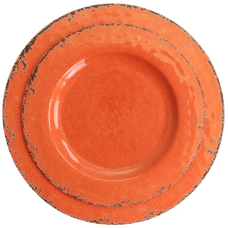 Laurie Gates 12 Piece Melamine Dinnerware Set, Service for 4