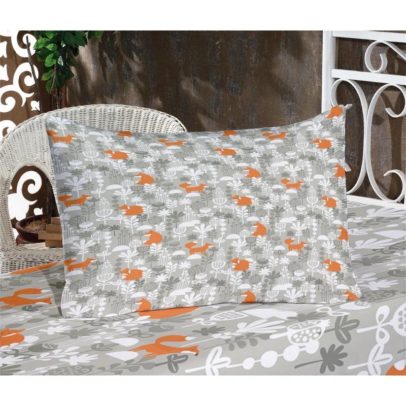 Microfiber Floral Sheet Set (Set of 2)