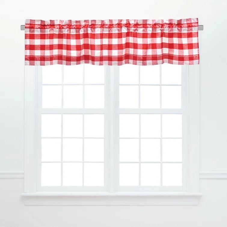 C&F Home Franklin Cotton Valance Window Treatment (Set of 2)