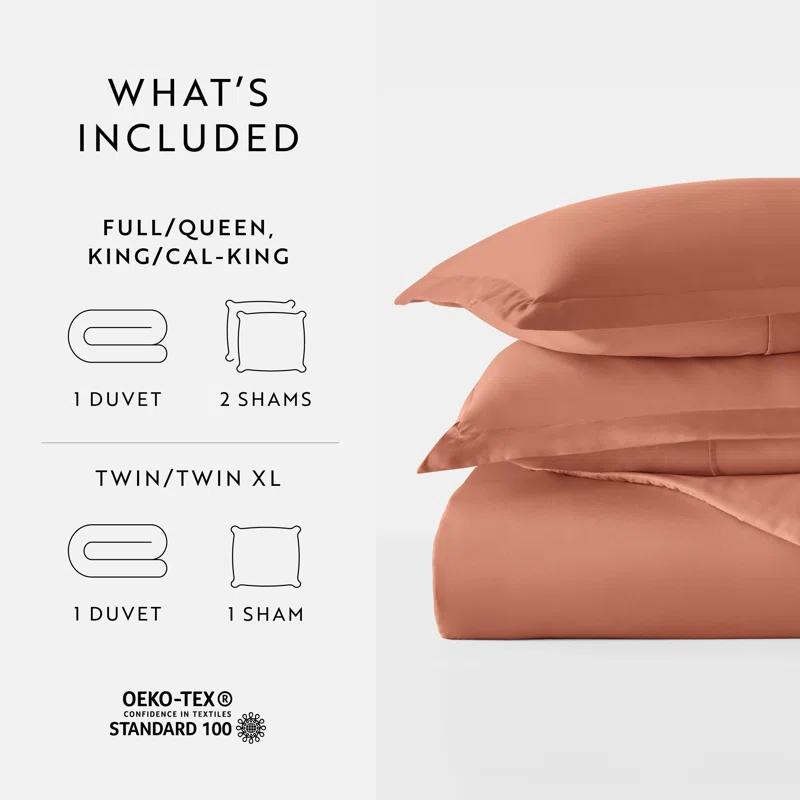 IEnjoy Home Super Soft Double Brushed Duvet Cover Set